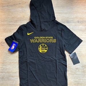 NBA Golden State Warriors Nike Hooded T-shirt Size M 10/12 BNWT